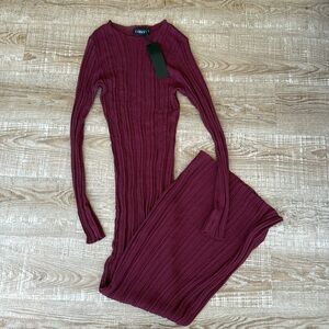 Lioness Burgundy Maxi Dress